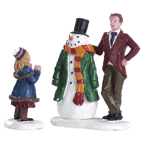 Dad's Snowman 2-teiliges Figuren-Set Lemax Caddington Village 7x8x3 cm - 82585 1