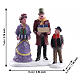 Walking Family set 2 pièces statuette Lemax Caddington Village 7x9x3 cm - 82605 s2