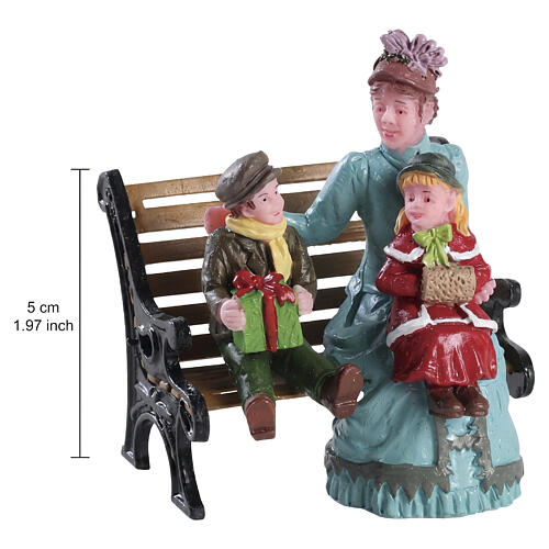 Sitting Together statuette Lemax Caddington Village 5x4x4 cm - 82606 2