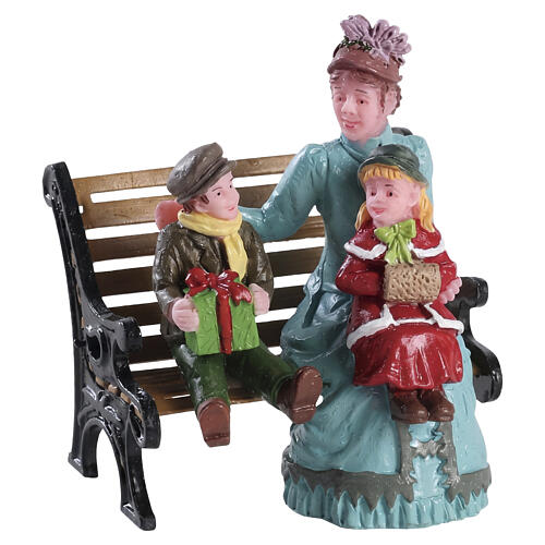 Sitting Together statuina Lemax Caddington Village 5x4x4 cm - 82606 1