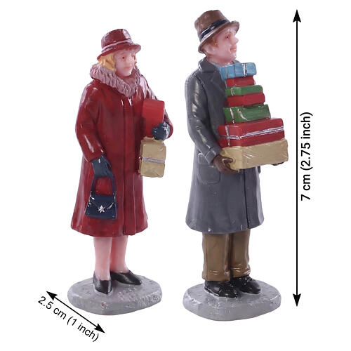 Mailing Frenzy set 2 peças estatueta Lemax Caddington Village 7x4,6x2,4 cm - 82609 2