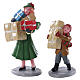 Christmas Rush 2-teilig Lemax Caddington Village Figur 6x6x3 cm - 82610 s1
