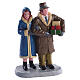 Christmas Couple statuette Lemax Caddington Village 7x4x3 cm - 82611 s1