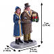 Christmas Couple statuette Lemax Caddington Village 7x4x3 cm - 82611 s2