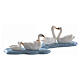 Swans set 2 pièces statuette Lemax 3x14x3 cm - 82613 s1