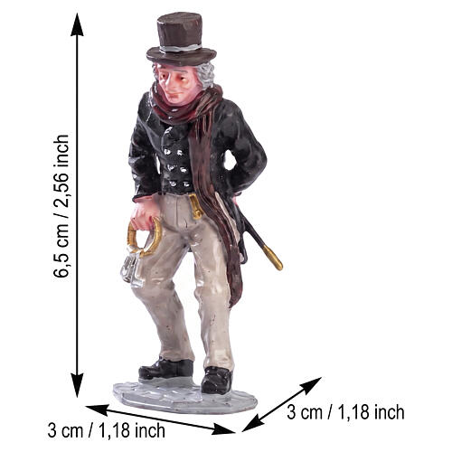 The Scrooge statuina Lemax Caddington Village 6x3x3 cm - 92297 2