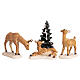 Dad And Fawns set 4 pièces statuette Lemax 6x11x5 cm - 92299 s1
