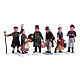 Village People Figurines set 6 peças estatueta Lemax Caddington Village 7x18x3 cm - 92356 s1