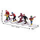 Winter Fun Figurines set 5 pezzi statuina Lemax Vail Village 6x15x5 cm - 92357 s2