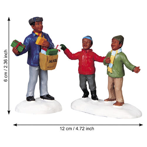 Special Delivery set 2 peças estatueta Lemax Caddington Village 8x12x4 cm - 92625 2
