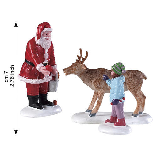 Reindeer Goodies 3-teiliges Lemax Figurenset Vail Village 7x9x7 cm – 92752 2