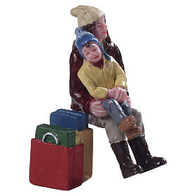 Christmas Shopping Break conjunto 2 peças estatueta Lemax 5,3x3,5x2,6 cm - 92766