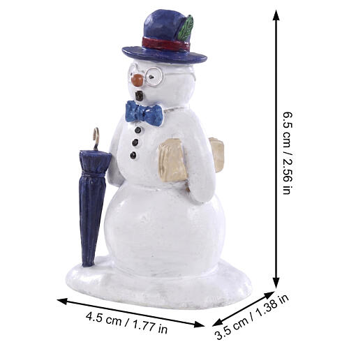 Dapper & Debonair Snowman Figur Lemax Caddington Village 7x4x3 cm - 92781 2