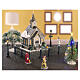 Small Town Church Set Lemax Caddington Village 26x42x16 cm - 56670 s1