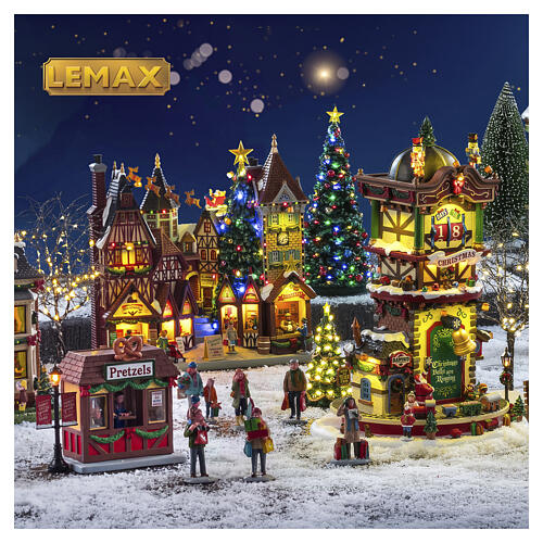 The Christmas Café Set articolo Lemax Caddington Village 26x46x18 cm - 56675 4