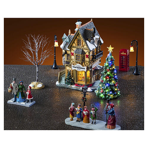 Tannenbaum Christmas Shoppe Set articolo Lemax Caddington Village 28x45x13 cm - 56678 1