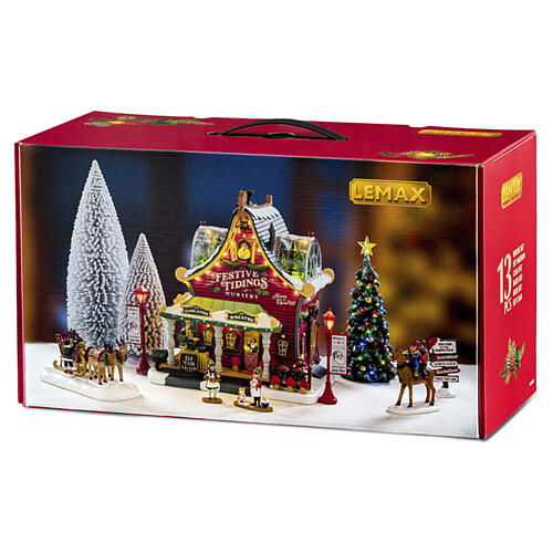 Festive Tidings Nursery Set Lemax Santa's Wonderland 27x48x20 cm - 66708 4