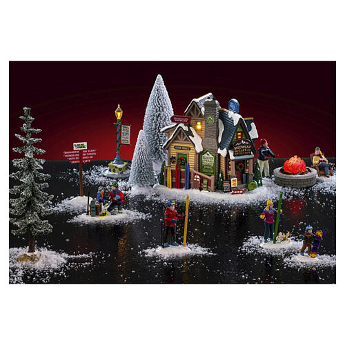 Bighorn Peak Mountain Sports Snow Gear Set Lemax Vail Village 23x49x15 cm - 66709 2
