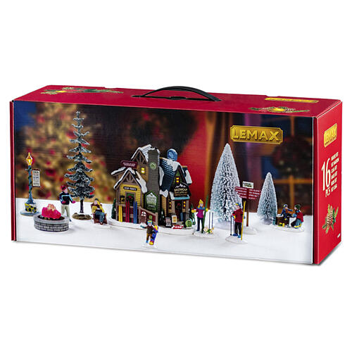 Bighorn Peak Mountain Sports Snow Gear Set Lemax Vail Village 23x49x15 cm - 66709 4