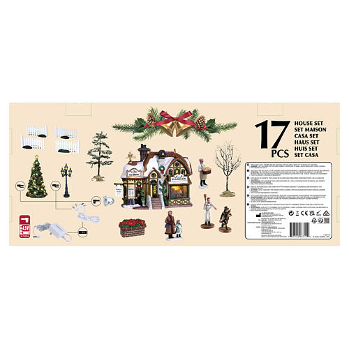 Devaney's Bakery Set articolo Lemax Caddington Village 15x52x23 cm - 66712 3