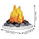 Camp Fire beleuchtet (4,5 V) Lemax 4x4x4 cm - 4273 s2