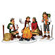 Alpine Ski Party set 4 pezzi (4.5V) illuminato Lemax Caddington Village 7x7x4 cm - 14356 s1