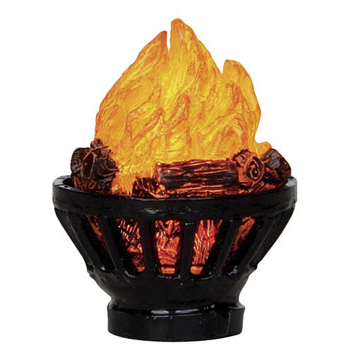 Outdoor Fire Pit beleuchtete Feuerstelle (4,5 V) Lemax 4x3x3 cm - 24544 1