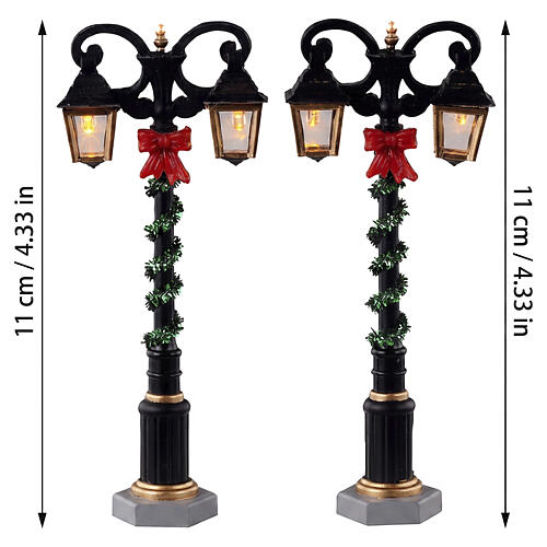 Splendid Lights set 2 pezzi (4.5V) illuminato Lemax Caddington Village 11x4x2 cm - 34090 2