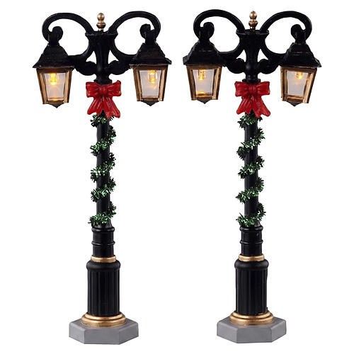 Splendid Lights conjunto 2 peças (4,5 V) iluminado Lemax Caddington Village 10,8x4,5x2,4 cm - 34090 1