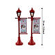 North Pole Lamppost 2-teiliges beleuchtetes Set (4,5 V) Lemax Santa's Wonderland 10x7x2 cm - 34091 s2