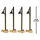 Rustic Street Lamp conjunto 4 peças (4.5V) elemento iluminado Lemax 10 cm - 54362 s2