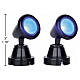 Round Spot Light Blue set 2 pièces (4.5V) éclairage bleu Lemax 3 cm - 54945 s2