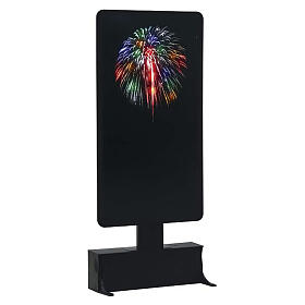 Multi-color Fireworks (4,5 V) beleuchtetes Element Lemax 28x12x3 cm - 74256