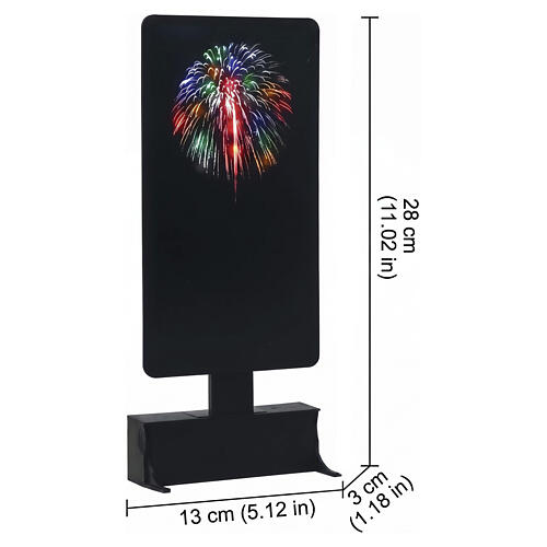 Multi-color Fireworks (4,5V) élément illuminé Lemax 28x12x3 cm - 74256 2