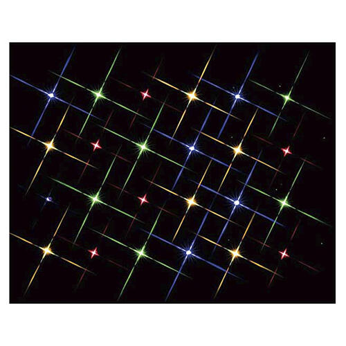 Super Bright Multi Color Light String set 24 pièces (4,5V) élément illuminé Lemax 150 cm - 84382 1