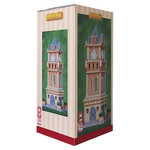 Municipal Clock Tower edificio illuminato Lemax Caddington Village 27x12x12 cm - 05007 7