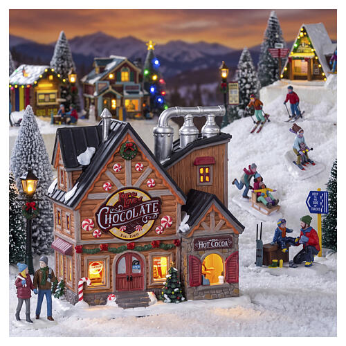 For The Love Of Chocolate Shop beleuchtetes Gebäude Lemax Vail Village 19x19x13 cm - 05621 2
