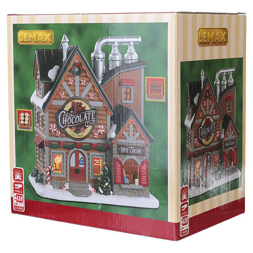 For The Love Of Chocolate Shop edifício iluminado Lemax Vail Village 19x19x13 cm - 05621 7