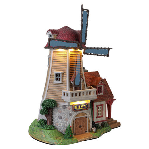 Olde Stone Mill beleuchtetes Gebäude Lemax Harvest Crossing 27x20x14 cm - 05637 4