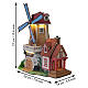 Olde Stone Mill beleuchtetes Gebäude Lemax Harvest Crossing 27x20x14 cm - 05637 s3