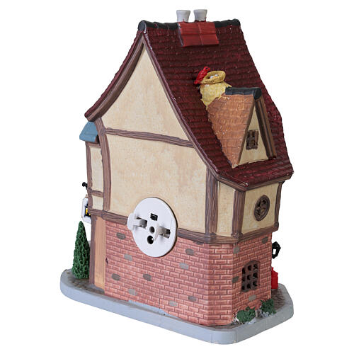 Wright & Sons Lamplighters edificio illuminato Lemax Caddington Village 21x18x12 cm - 15790 5