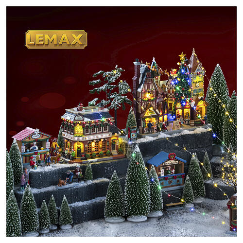Antique & Gift Shop edificio illuminato Lemax Norman Rockwell 26x25x18 cm - 15806 2