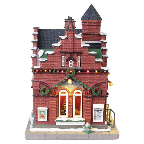 Town Offices 1884 edificio illuminato Lemax Norman Rockwell 24x25x17 cm - 15808 4