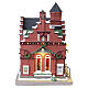 Town Offices 1884 edificio illuminato Lemax Norman Rockwell 24x25x17 cm - 15808 s4