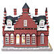 Town Offices 1884 edificio illuminato Lemax Norman Rockwell 24x25x17 cm - 15808 s7