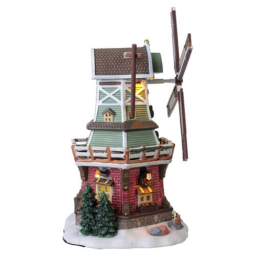 Stony Brook Windmill bâtiment illuminé Lemax Vail Village 29x18x16 cm - 25384 5