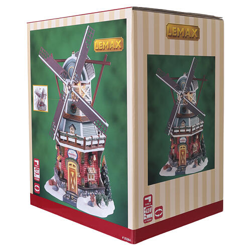 Stony Brook Windmill edificio illuminato Lemax Vail Village 29x18x16 cm - 25384 9