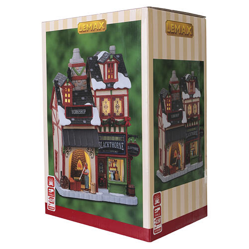 Blackthorne Glassworks edificio illuminato Lemax Caddington Village 21x17x11 cm - 25887 7