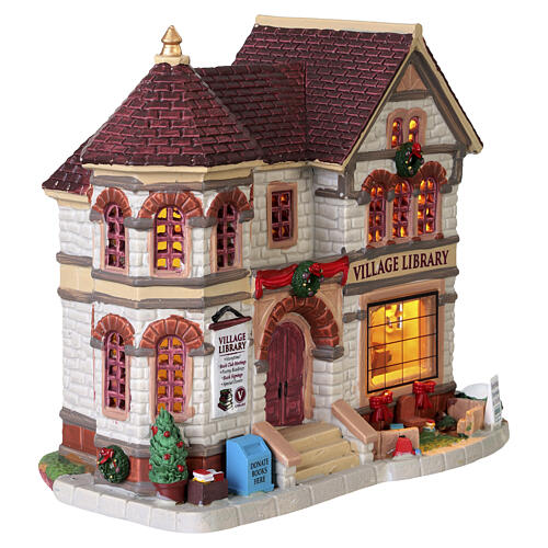 Village Library beleuchtetes Gebäude Lemax Caddington Village 18x19x12 cm - 25889 4
