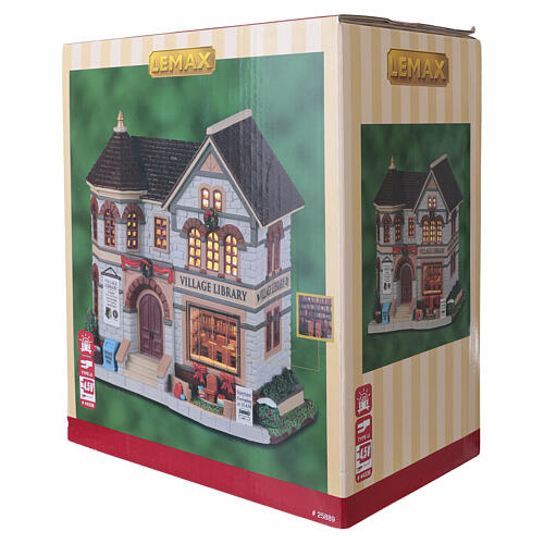 Village Library beleuchtetes Gebäude Lemax Caddington Village 18x19x12 cm - 25889 7